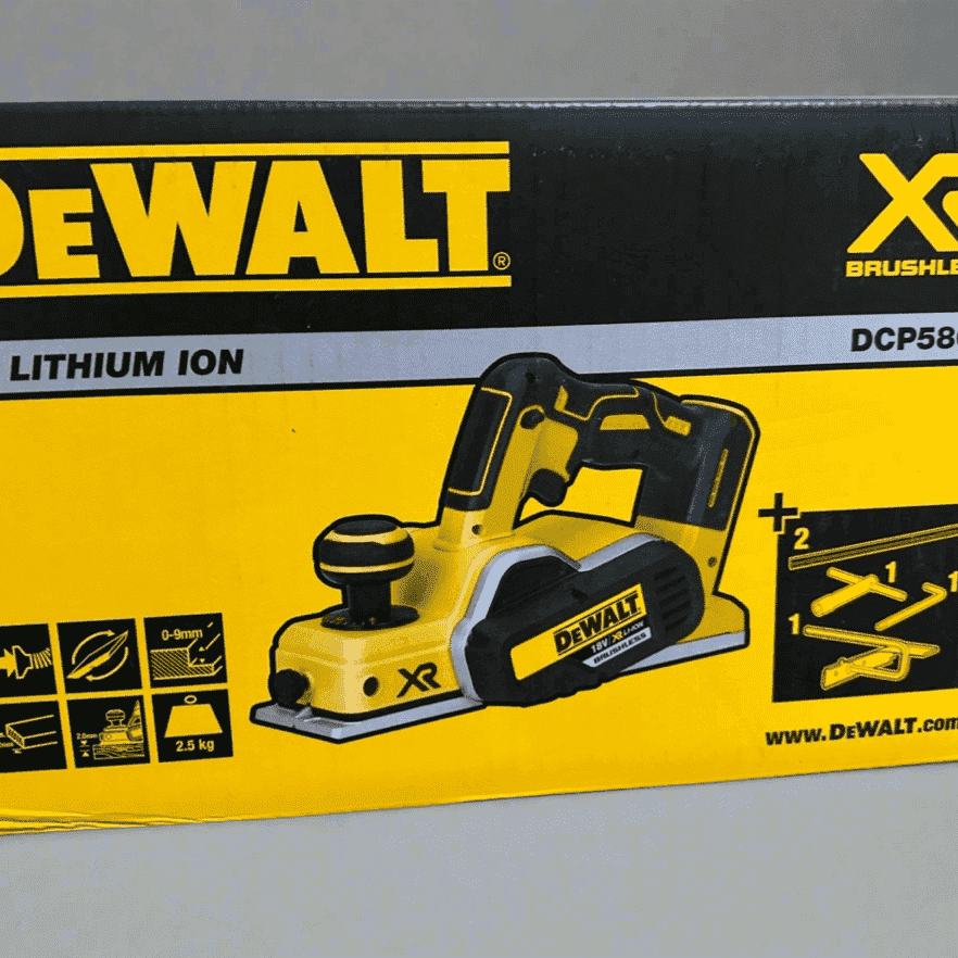 DeWalt 18V XR Brushless Cordless Planer DCP580N-XE Tool Skin Only 2
