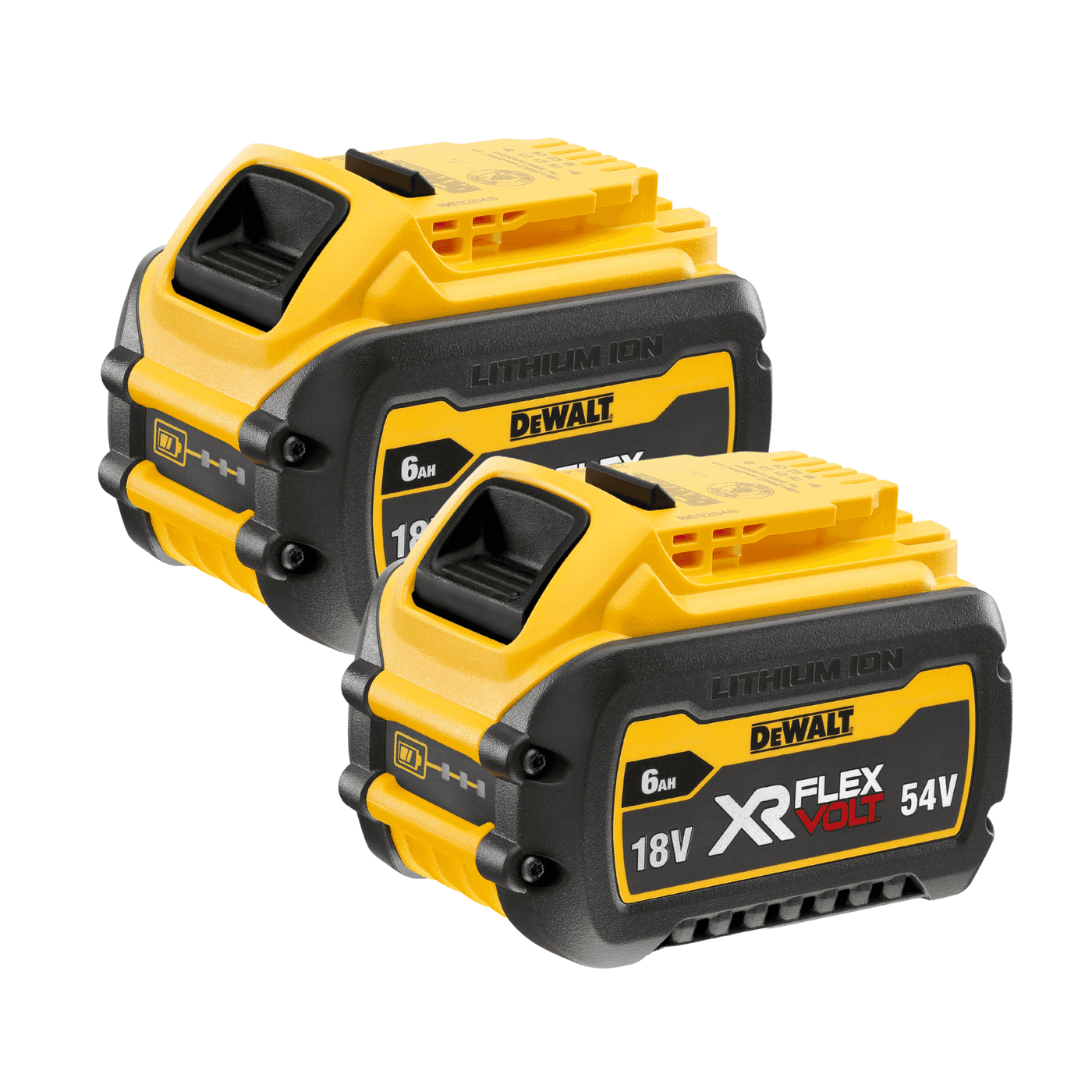 DeWALT DCB546T2-XJ 18V 54V 6.0Ah FlexVolt Power Tool Battery Twin Pack 2