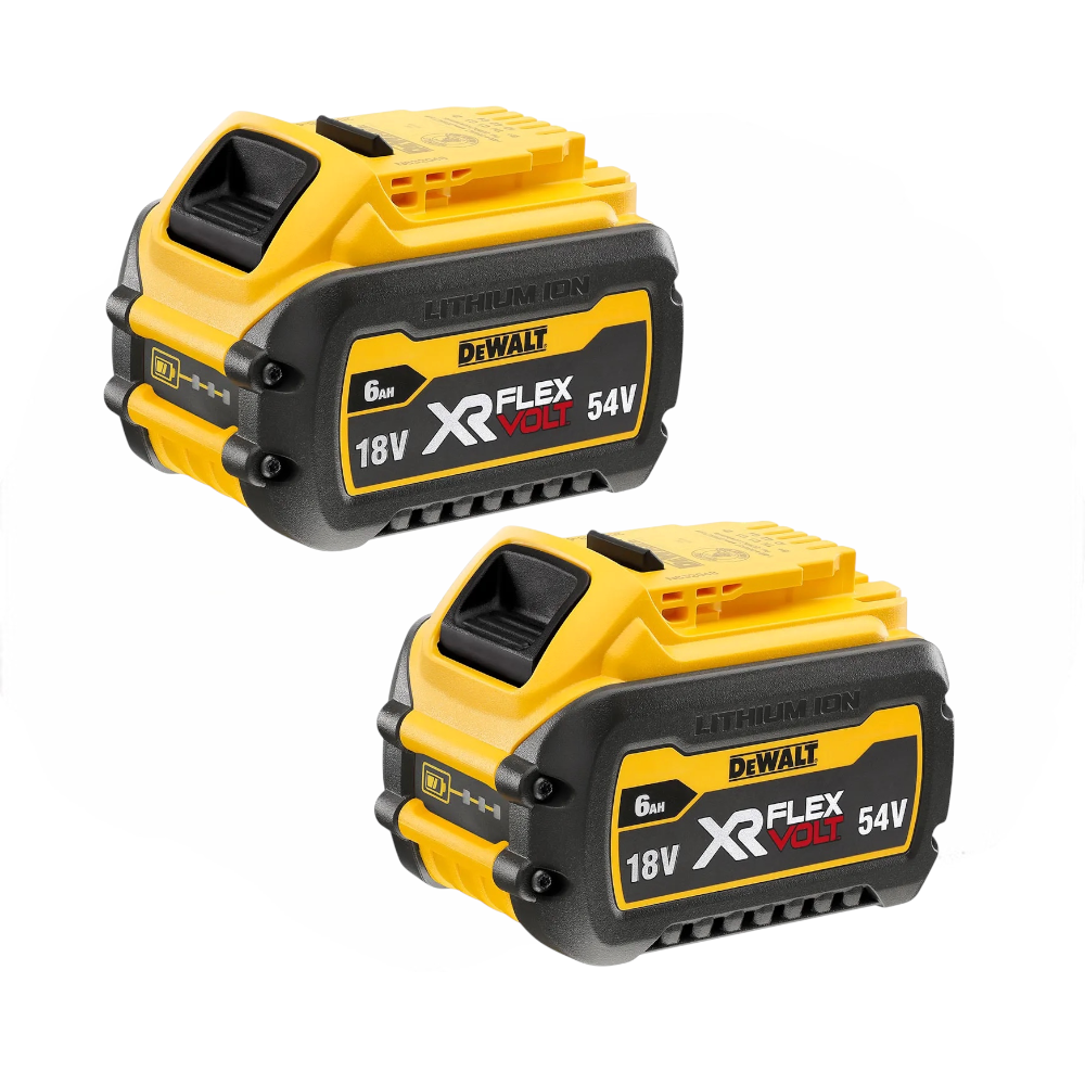 DeWALT DCB546T2-XJ 18V 54V 6.0Ah FlexVolt Power Tool Battery Twin Pack