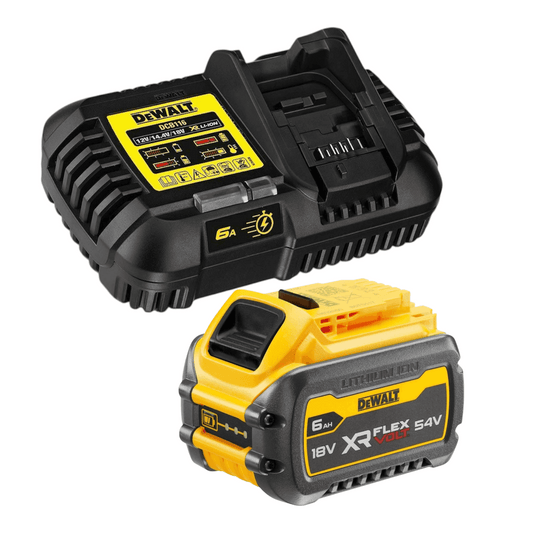DeWalt FlexVolt Battery 6.0AH & 6Amp Fast Charger Kit