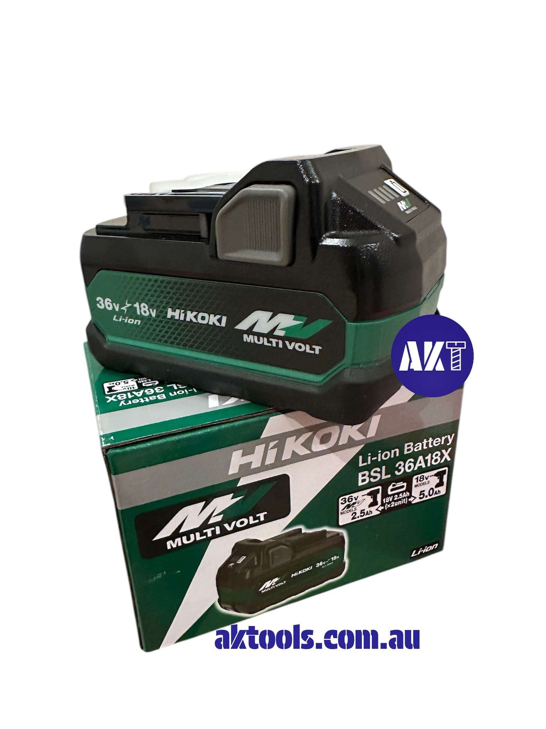 HiKOKI 5.0Ah Battery Li-Ion Slide MultiVolt BSL36A18