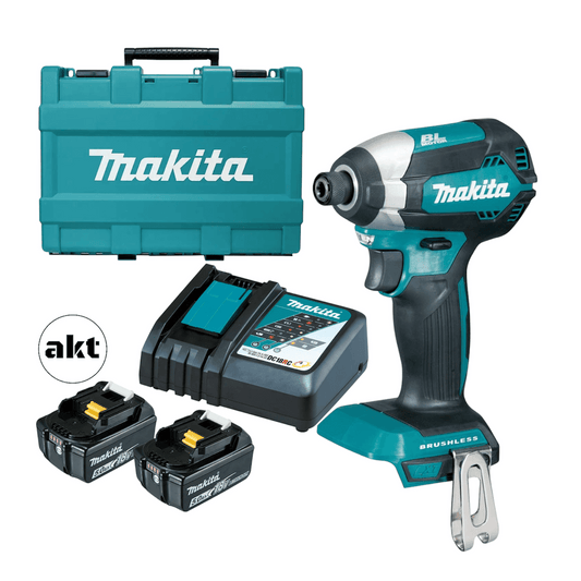 Makita 18V Cordless Brushless Impact Driver Combo Kit DTD153RTE