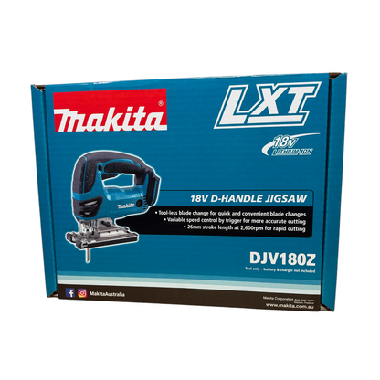 Makita 18V Cordless Jigsaw D-Handle DJV180Z Skin Only 2