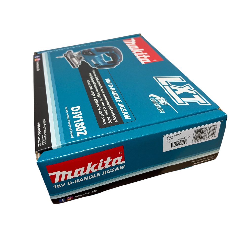 Makita 18V Cordless Jigsaw D-Handle DJV180Z Skin Only 3