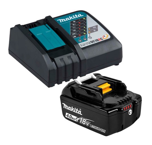 Makita 197988-4 18V LXT 4.0Ah Battery & Rapid Charger Starter Kit (BL1840B + DC18RC)