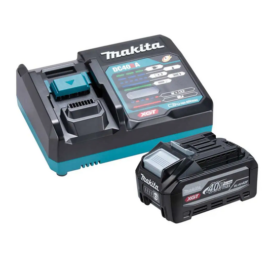 Makita 40V Max XGT 4.0Ah High Output Battery and Charger Pack B-90526