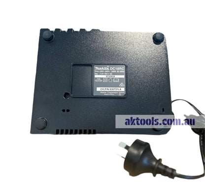 Makita DC18RC 18V Lithium-Ion LXT Battery Rapid Charger - 230V AU Plug AK TOOLS