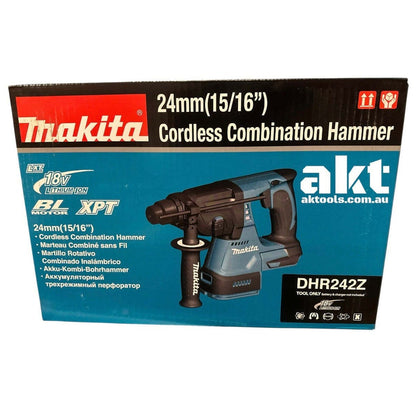Makita DHR242Z 18V Brushless 24mm SDS Plus Rotary Hammer Drill 3