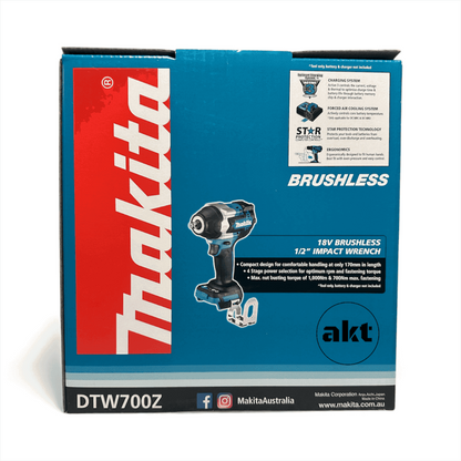 Makita DTW700RT 18V LXT Brushless 1/2" Impact Wrench