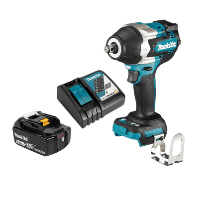 Makita DTW700RT 18V LXT Brushless 1/2" Impact Wrench Kit with 5.0Ah Battery & Charger