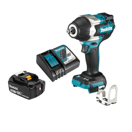 Makita DTW700RT 18V LXT Brushless 1/2" Impact Wrench Kit with 5.0Ah Battery & Charger