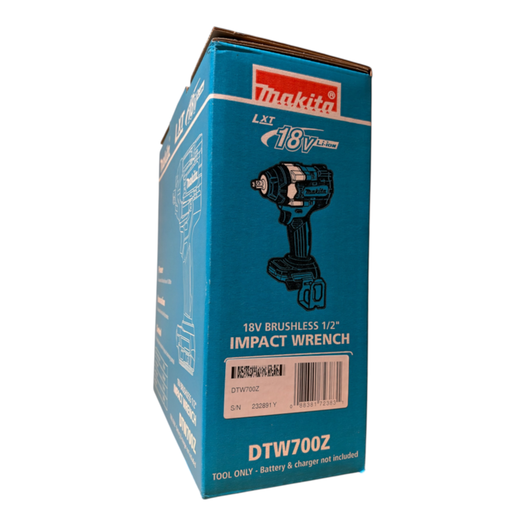 Makita DTW700Z 1/2" 18V Brushless Impact Wrench Mid Torque Skin Only 7