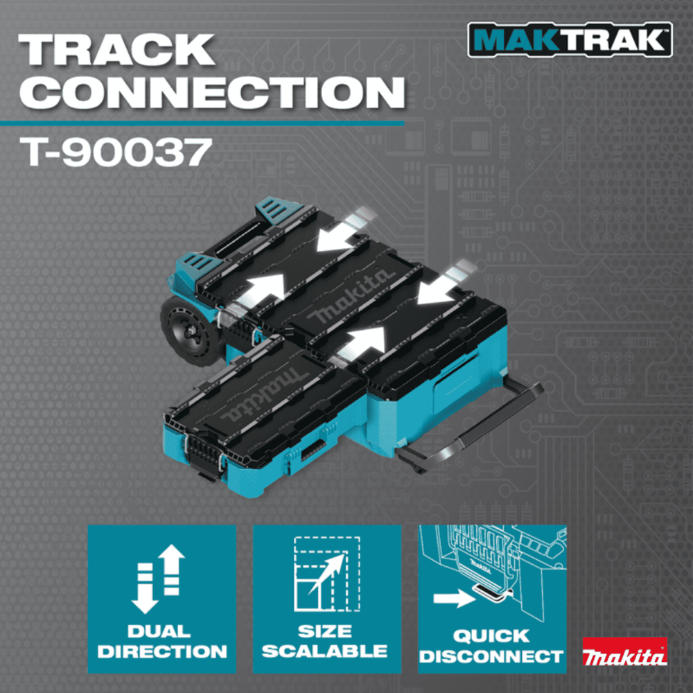 Makita MakTrak Medium Tool Box - T-90037 5