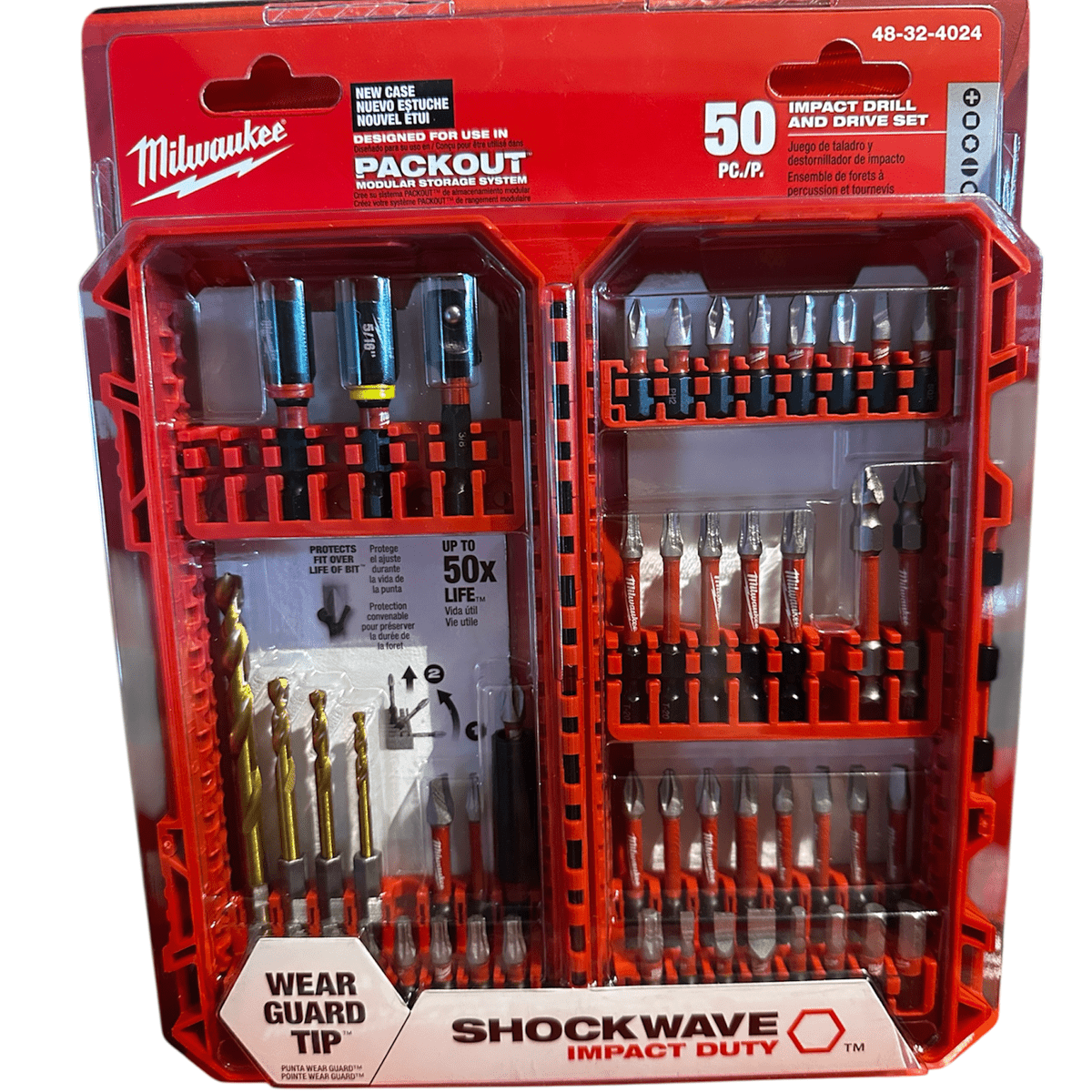 Milwaukee 48324024 PACKOUT Shockwave 50pc Drill and Drive Set