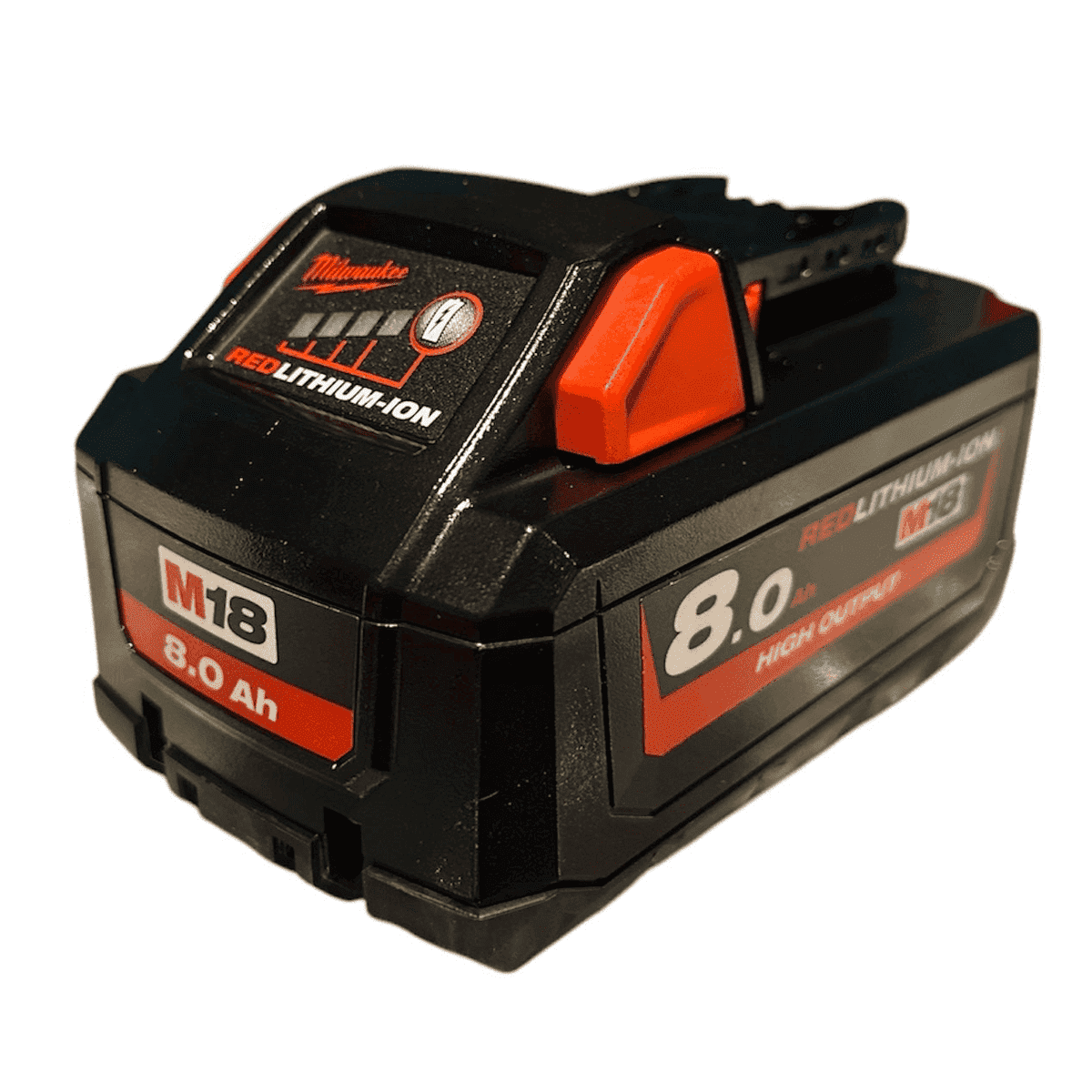 Milwaukee High Output 18V Battery 8.0Ah M18HB8 Redlithium-Ion (Brown Box)