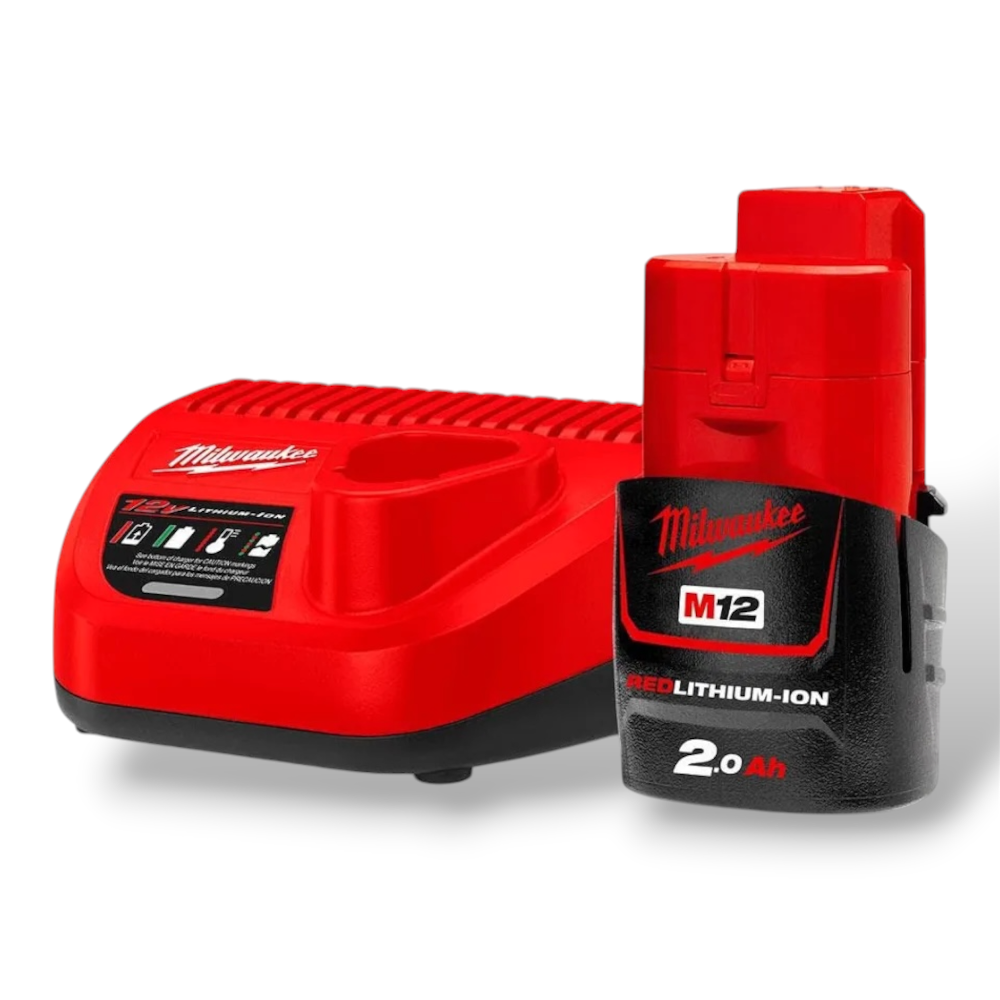 Milwaukee M12SP-201B M12 2.0Ah Redlithium-ION Starter Kit