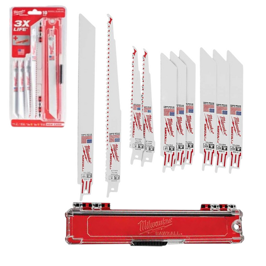 Milwaukee SAWZALL Thin Kerf Kit 10-Piece Kit - 49222211