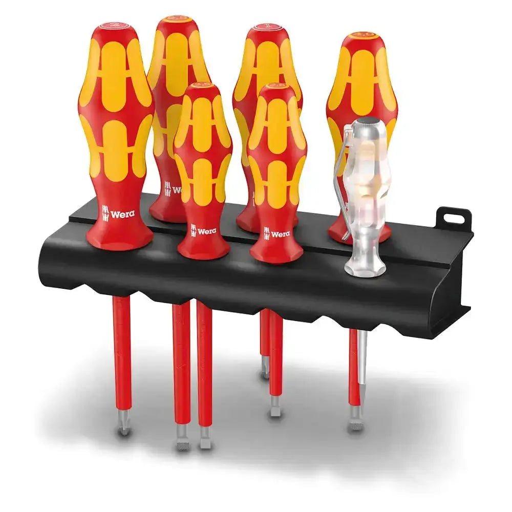 Wera 160 Rack VDE Screwdriver Set 7PC 